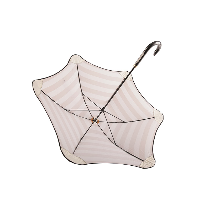 Striped Beach Sun Oxford Straight deštník-0E6B0007