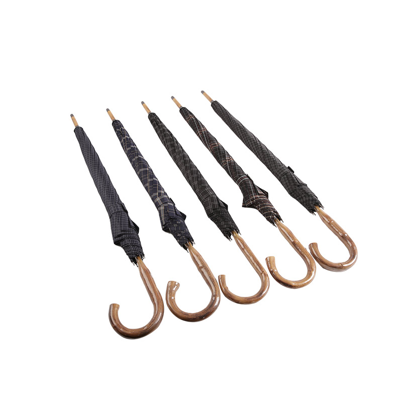 Mini Lattice Dense Dome Pongee Straight deštník-0E6B0051