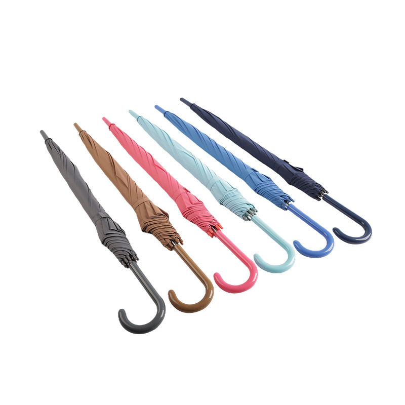 Tmavě modrý deštník Palace Style Pongee Straight-0E6B0188