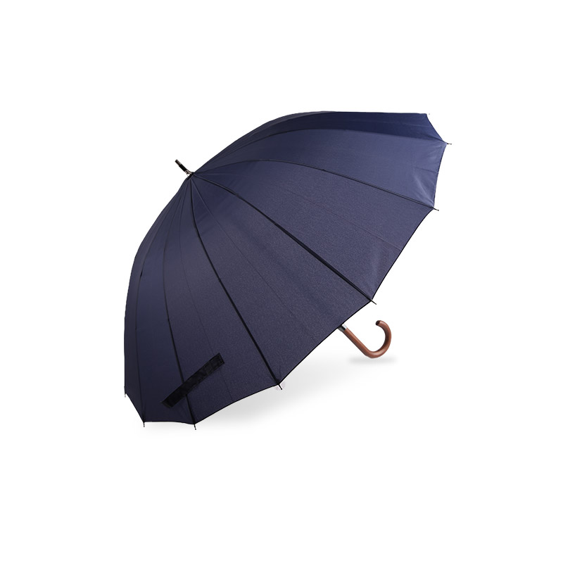 Dome Pure Ruční dřevěná rukojeť Pongee Straight deštník-0E6B0247