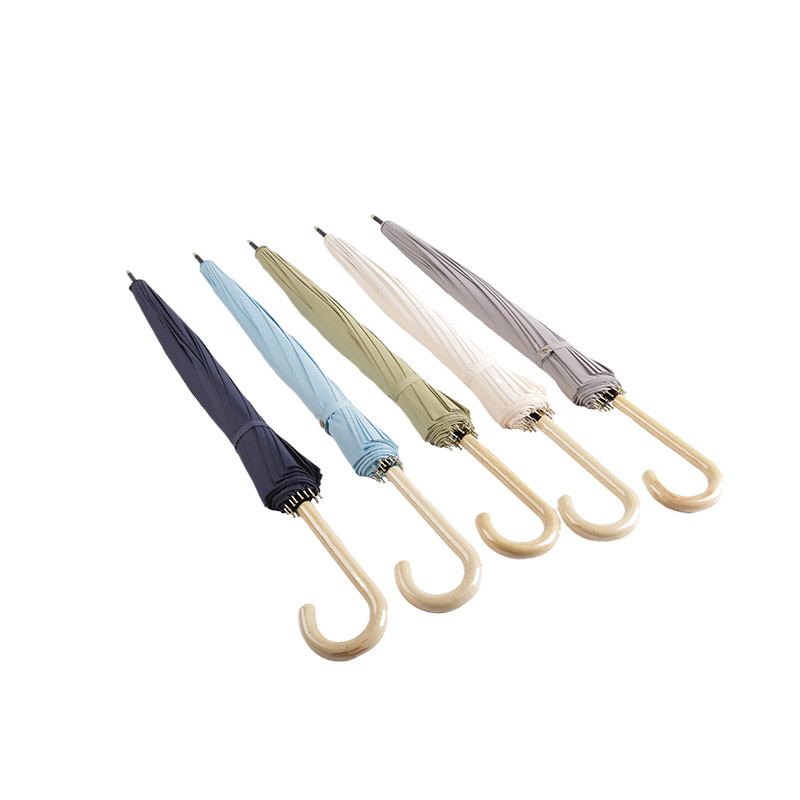 Lehký britský deštník Pongee Straight-0E6B0259