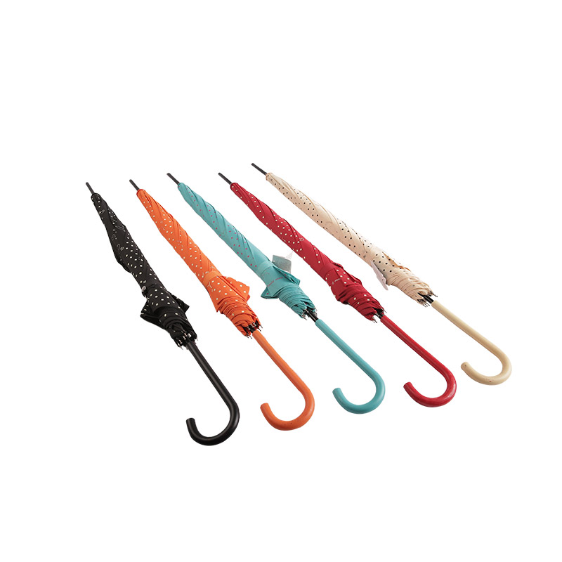 Easy to Go Out Everyday Pongee Straight deštník-0E6B0271