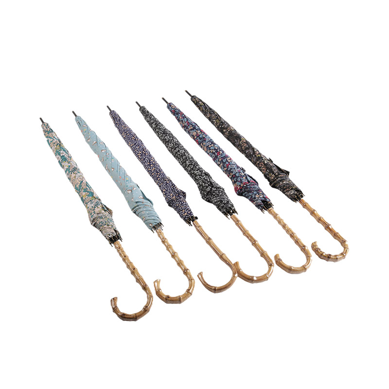 Krásný vzhled Pongee s přímým deštníkem potaženým UV-0E6B0304