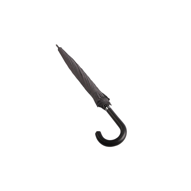 Barva tmavé kávy Snadná oprava Pongee Straight Deštník-0E6B0318