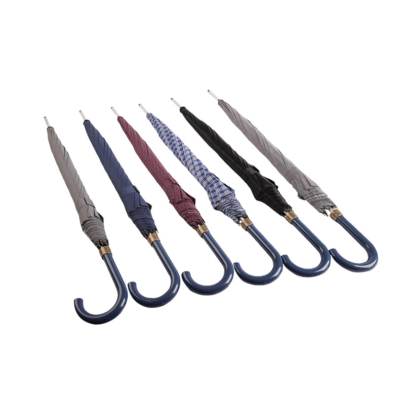 Špičatý Barb lze zavěsit Pongee Straight deštník-0E6B0388