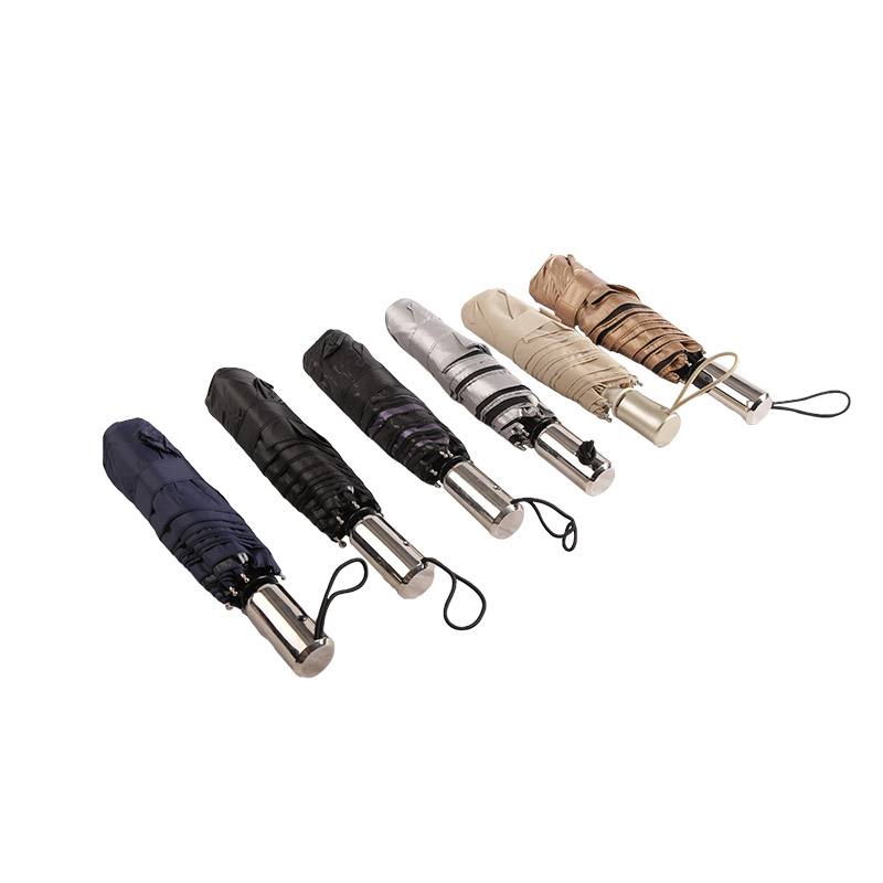 Apricot Atmosphere Pongee Třídílný deštník-0E6B0465