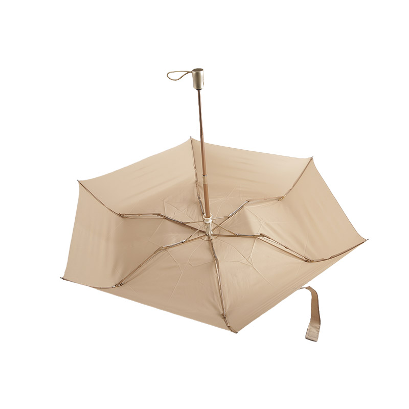 Apricot Atmosphere Pongee Třídílný deštník-0E6B0465